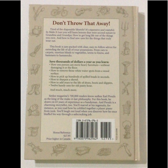 “Make It Last” Book ~Earl Proulx & Yankee Magazine - Picture 5 of 8